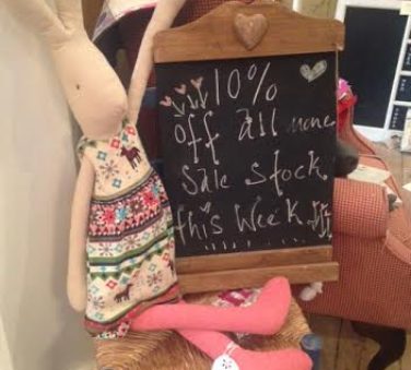 Hooray, its a 10 % off all non sale stock week.