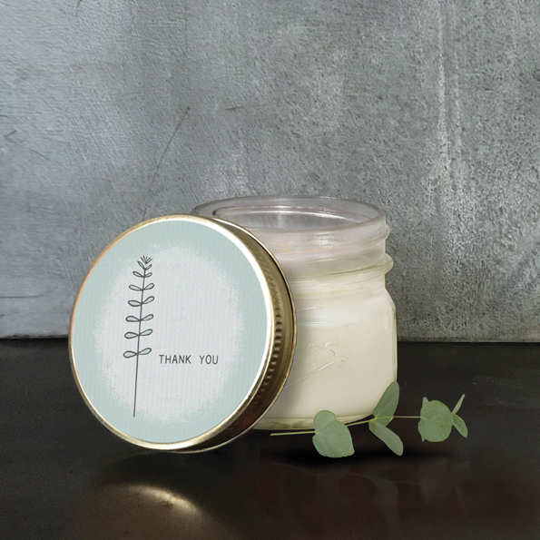 East of India Hedgerow Soy Candle 5039041091390 - Thank You 2122E